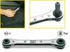 Hazet 2265-1 2265-1 Bit-spärrhandtag 1/4", 5/16" 140 mm