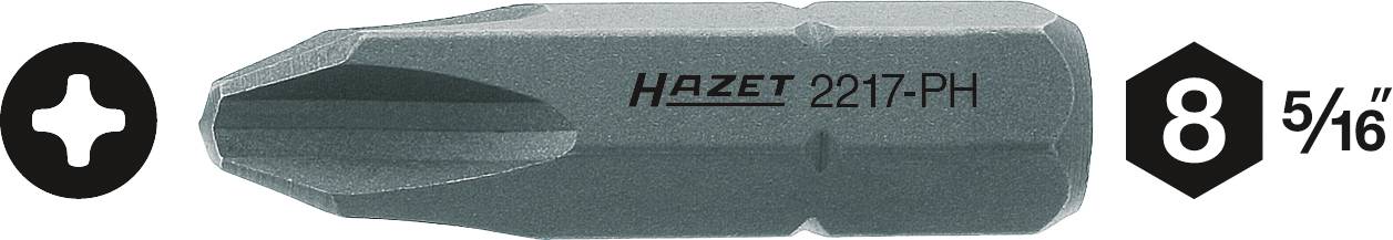 Hazet 2217-PH1 2217 Stjärn-Bit Drivning: 5/16" Output: Stjärnspår Phillips PH 1 32 mm