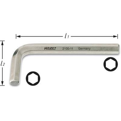 Hazet Inner-sexkantig Vinkelskruvmejsel 3 mm