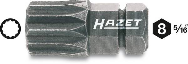 <br>  Hazet<br>  2597-02<br>  2597-02<br>  Multi-tand-Bit<br>  Drivning: 5/16"<br>  Output: Inner-flertandad (XZN)<br>  M10<br>  21 mm<br>