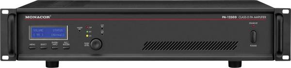 Monacor PA-1250D ELA-förstärkare 250 W