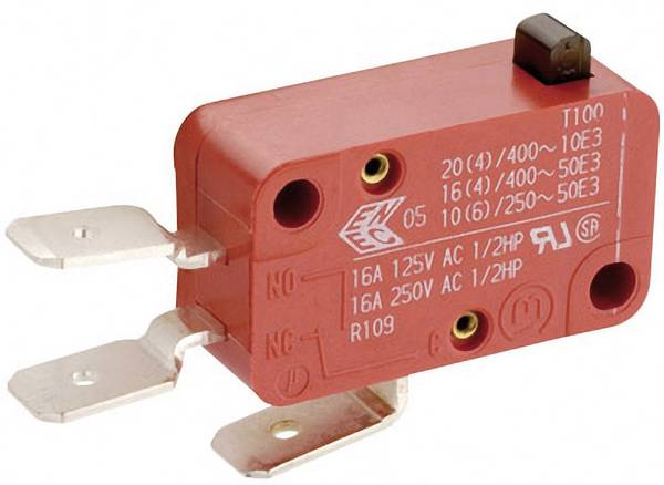 Marquardt 01004.1001-01 Mikro-switch 01004.1001-01 250 V/AC 8 A 1x På/(På) momentan 1 st