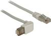 Delock 83514 RJ45 Nätverkkabel, Patchkabel CAT 5e S/FTP 0.50 m Grå 1 st