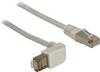 Delock 83525 RJ45 Nätverkkabel, Patchkabel CAT 6 S/FTP 1.00 m Grå 1 st