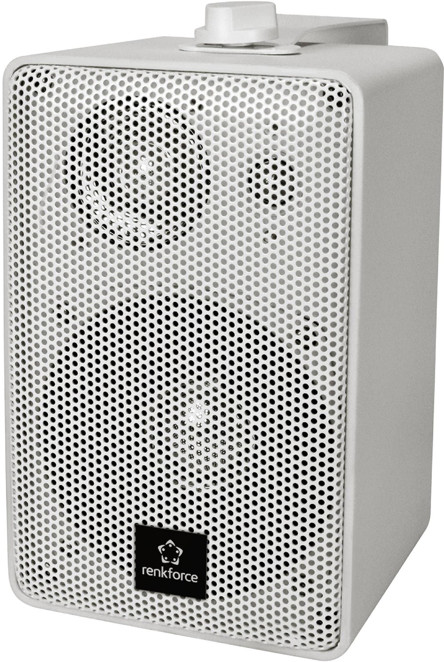 Renkforce RL100W WH Bokhyllehögtalare Vit 100 W 90 Hz - 20000 Hz 1 par