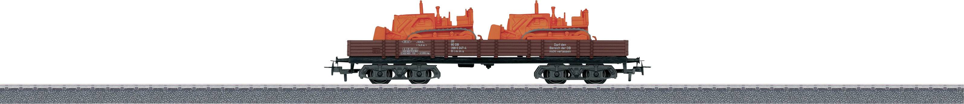 Märklin Start up 4474 Flatvagn AC Med 2 schaktmaskiner