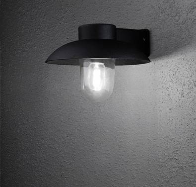 Konstsmide Mani 415-750 Utomhusväggbelysning  Lågenergilampa, LED E27 60 W Svart