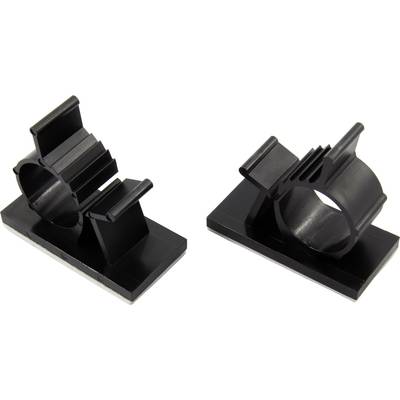 TRU COMPONENTS TC-AP0810203 Monteringssockel självhäftande 1593115 Bunt Ø-område 7.90 till 10.30 mm Natur 1 st