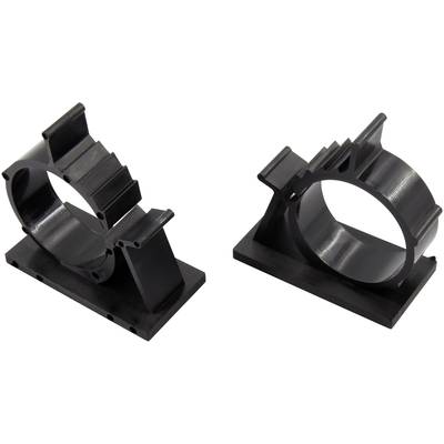 TRU COMPONENTS TC-AP2225203 Monteringssockel självhäftande 1593119 Bunt Ø-område 22.20 till 25.40 mm Natur 1 st