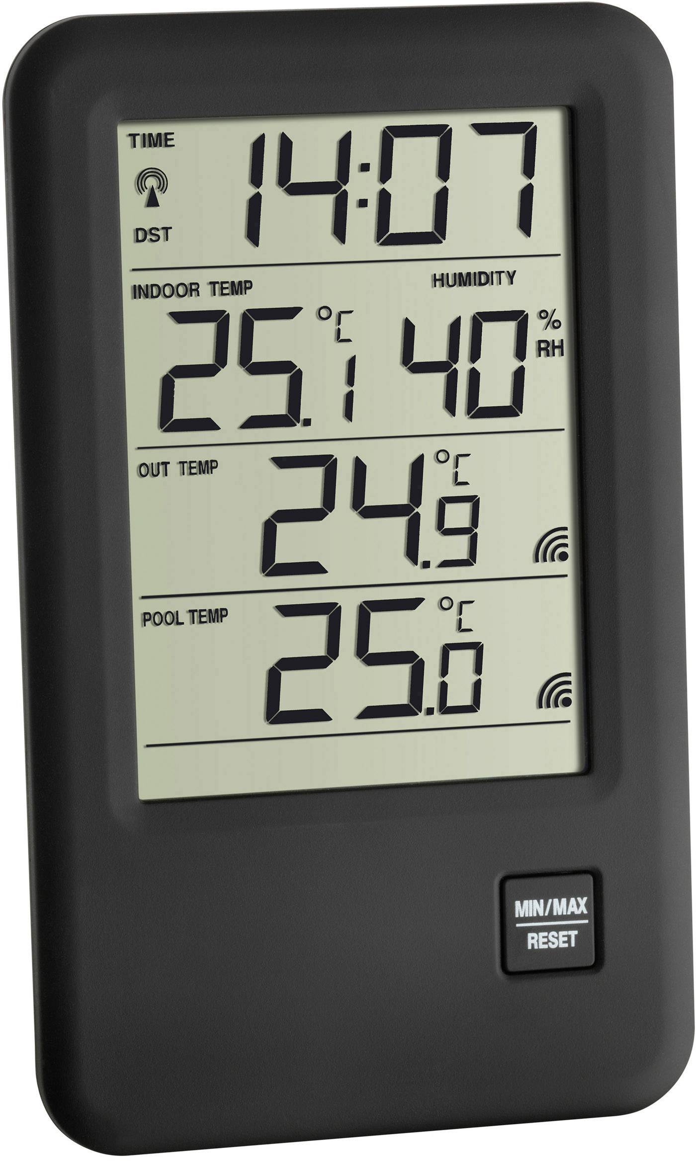 TFA Dostmann Malibu Pooltermometer Svart-1