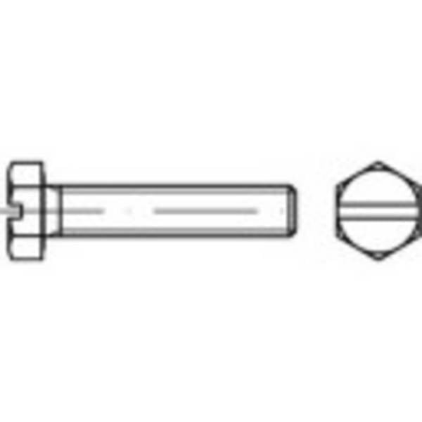 TOOLCRAFT  131292 Sexkantsskruv M16 35 mm Yttersexkant DIN 933   Stål varmförzinkat 50 st