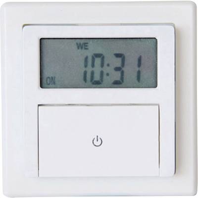 GAO EFP700ET Infällt kopplingsur digital Veckoprogram 1800 W IP20 Nedräkningsfunktion, Programmeringsfunktion, Slumpfunk