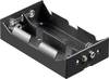Goobay 11977 Batterihållare 4 D (R20) Tryckknappsanslutning (L x B x H) 133.5 x 74 x 31.5 mm
