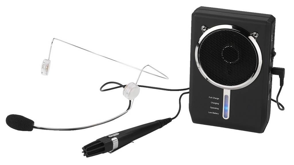 Headset Talmikrofon Monacor WAP-7D Sändare signal:Sladd