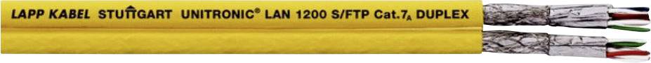 LAPP 2170618 Nätverkskabel CAT 7a S/FTP 4 x 2 x 0.33 mm² Gul 100 m