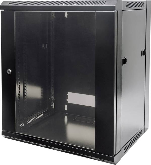 Intellinet 711951 19" väggskåp (B x H x D) 570 x 770 x 600 mm 15 U Svart (RAL 9005)