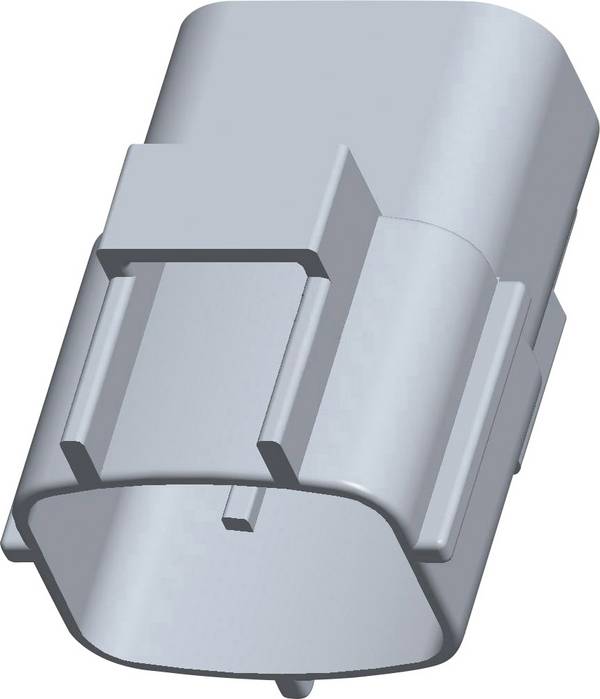 TE Connectivity Stiftkontakthuskabel Econoseal J Serie Mark II (+) Totalt antal poler 8  174984-2 1 st