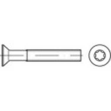 TOOLCRAFT  1066314 Försänkta skruvar M6 12 mm T-profil DIN 965   Rostfritt stål A4 200 st