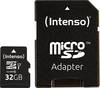 Intenso Professional microSDHC-Kort 32 GB Class 10, UHS-I inkl. SD-adapter