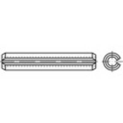TOOLCRAFT Spännstift (Ø x L) 25 mm x 85 mm Fjäderstål 10 st