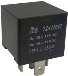 Tianbo Electronics Trv4 L 12v Z Bil Relaer 12 V Dc 1 Switch