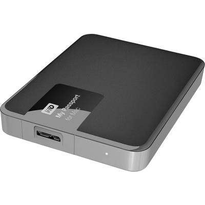 Western Digital My Passport for Mac 4 TB Extern hårddisk Apple Mac 2.5" USB 3.2 Gen 1 Svart, Silver WDBCGL0040BSL-EESN-0