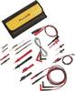 Fluke TLK287 Säkerhets-mätledning-Set Laminerade stickdon 4 mm, Prob Laminerade stickdon 4 mm Röd, Svart 1 st