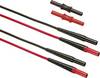 Fluke TL221 Säkerhets-mätledning-Set Laminerade stickdon 4 mm Laminerade stickdon 4 mm 1.50 m Svart, Röd 1 st