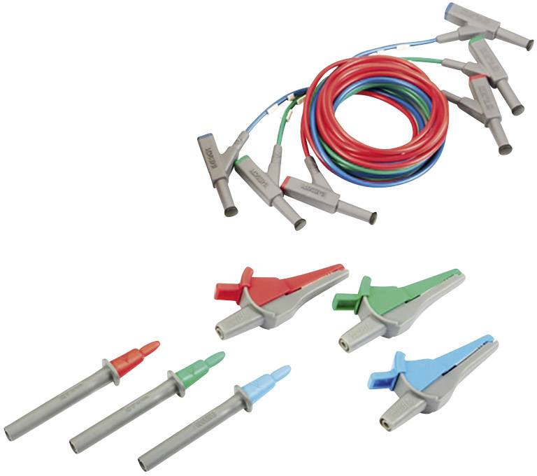 Beha Amprobe PROINSTALL-TL-KIT Säkerhets-mätledning-Set 4 mm stiftdon, 4 mm hylsdon Krokodilklämmor, Prob, 4 mm stiftdon Flerfärgad 1 st