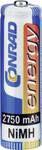 Conrad energy NiMH R6-batterier 2750 mAh, 4-pack