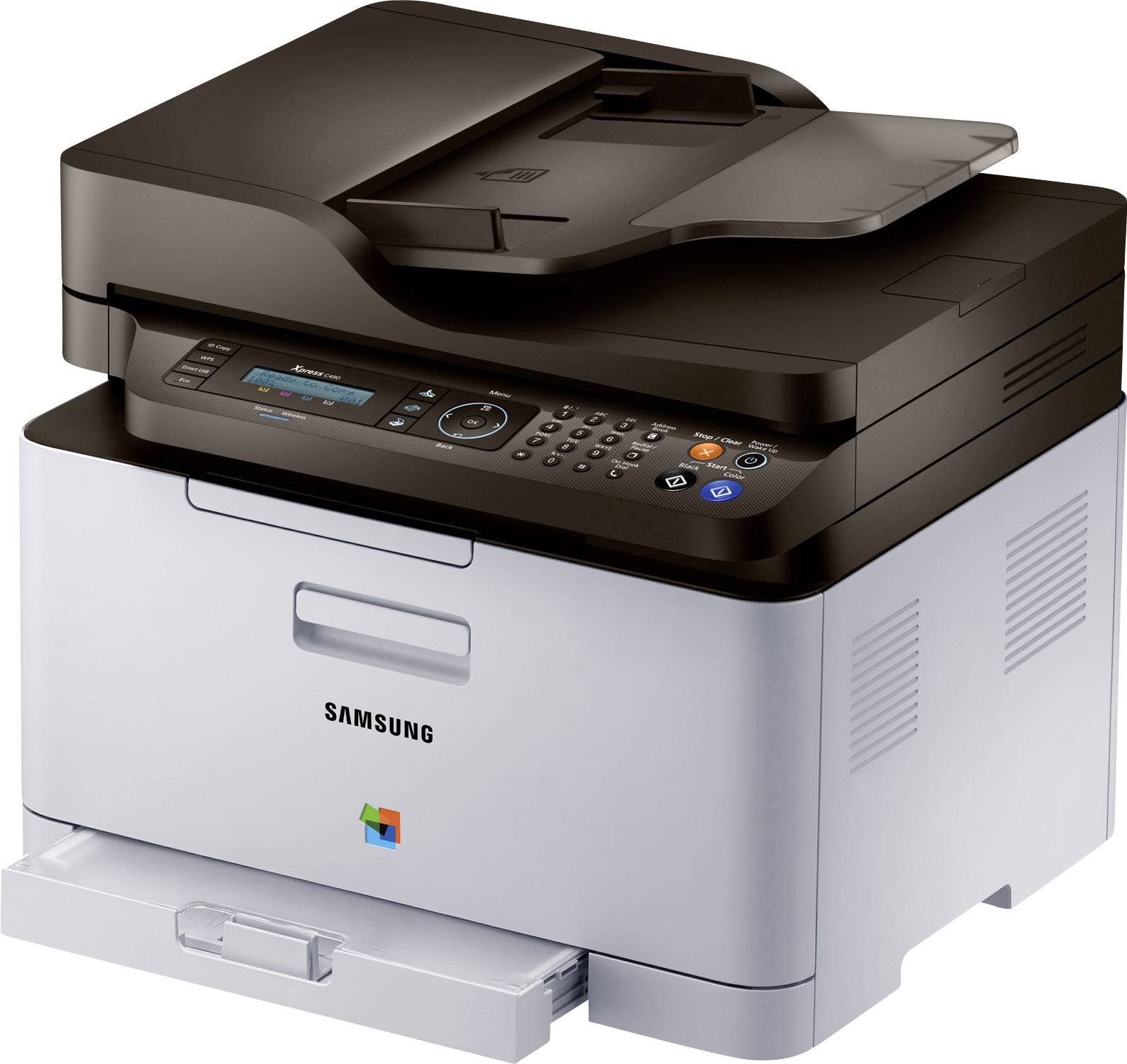 Färglaser-MFP Samsung Xpress C480FN A4 LAN, ADF | Conrad.se