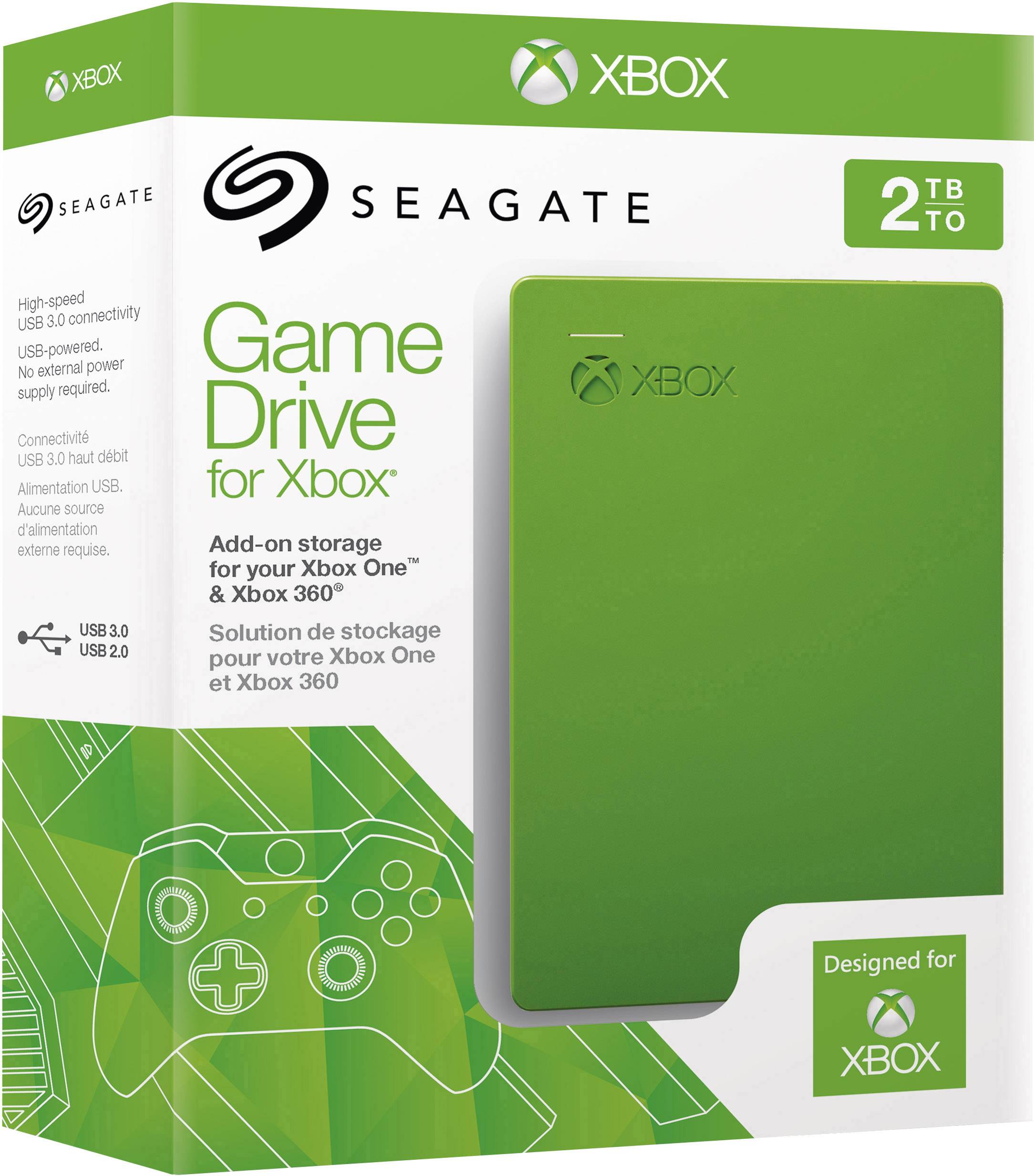 Seagate Gaming Drive for Xbox Portable 2 TB Extern hårddisk 2.5 