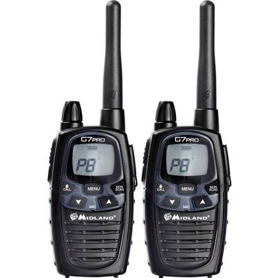 Midland G7 Pro Twin C1090.13 PMR/LPD walkie talkie Set 2 st