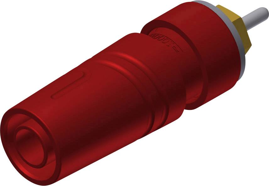 Hirschmann Test & Measurement SAB 2630 S1,9 Au Säkerhets Labhylsa Hona inbyggd vertikal Stift-Ø: 4 mm Röd 1 st