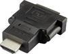 Renkforce RF-4212231 HDMI / DVI Adapter [1x HDMI hane - 1x DVI-hona 24+1 pol] Svart