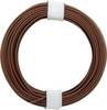 Donau Elektronik 105-8 Kopplingstråd 1 x 0.20 mm² Brun 10 m