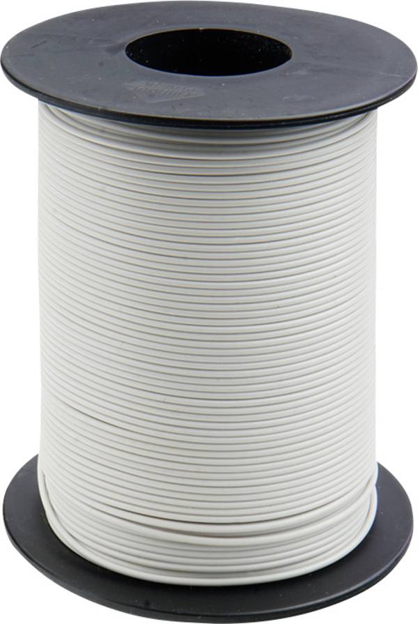 Donau Elektronik 105-5-100 Kopplingstråd 1 x 0.20 mm² Vit 100 m