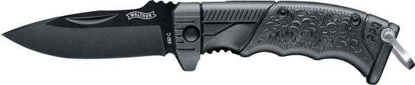 Walther Micro PPQ 5.0769 Kniv outdoor med nyckelring  Svart