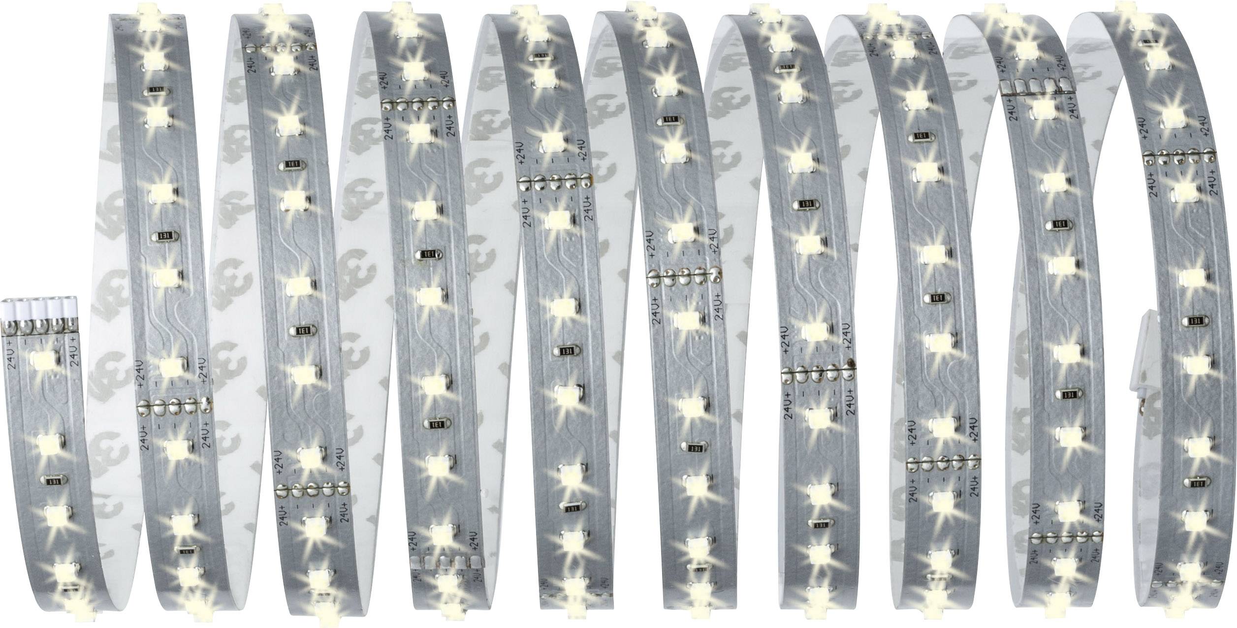 LED-ljusslinga med varmt vitt ljus på ett flexibelt kretskort, perfekt för accentbelysning eller dekorativa ändamål.
