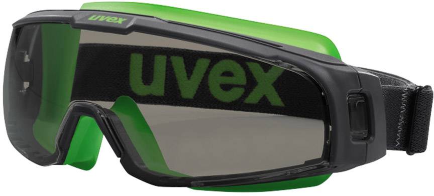 uvex u-sonic 9308240 Skyddsglasögon inkl. UV-skydd Svart, Grön