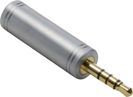 BKL Electronic 1103098 1103098 Teleplugg Audio Adapter [1x Teleplugg 3.5 mm - 1x Telejack 3.5 mm] Guld