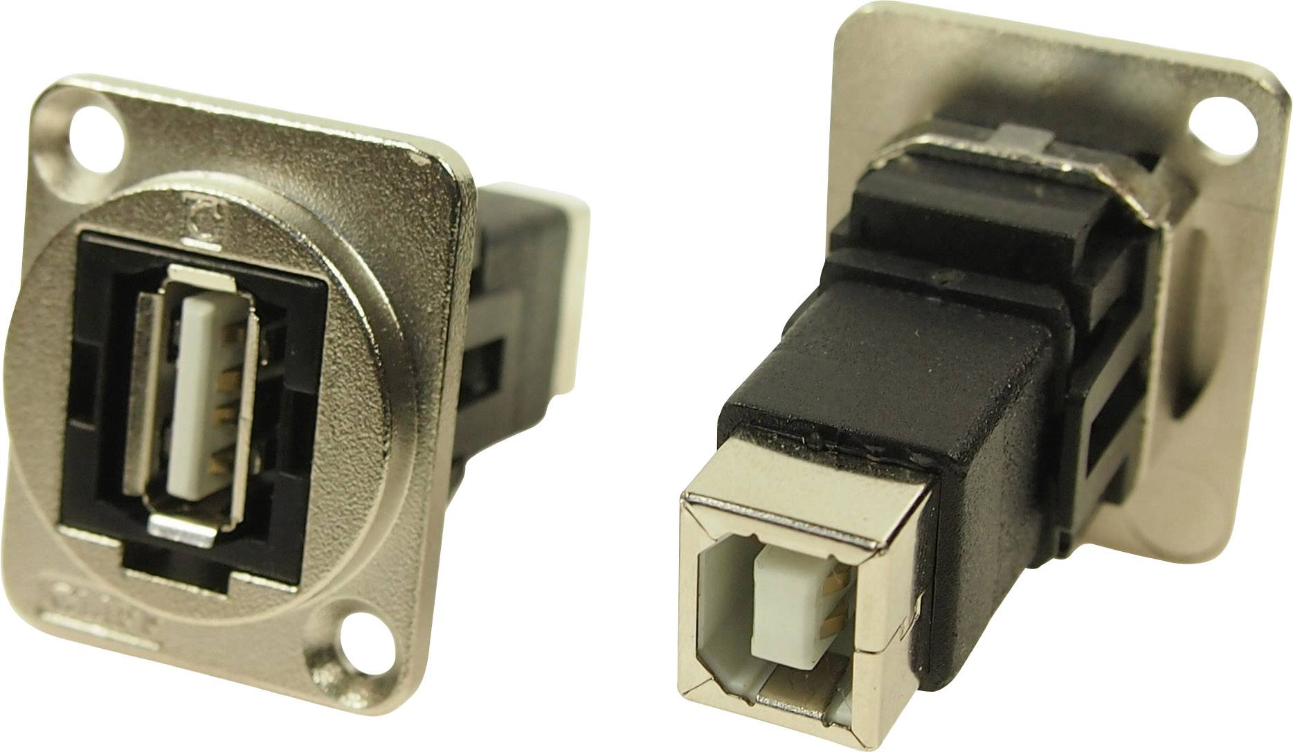 XLRadapter USB A uttag 2.0 till USB B uttag 2.0 Adapter inbyggd