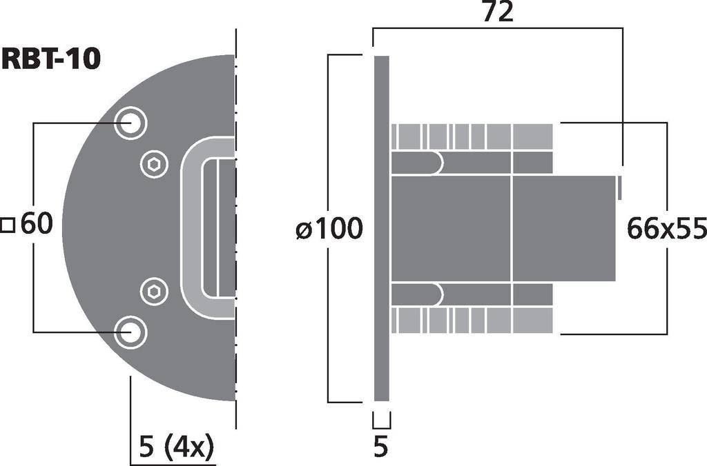 Monacor RBT-10 Banddiskant 12 W 5 Ω-1
