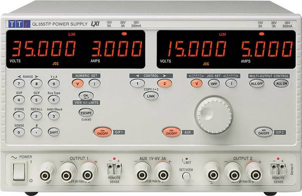 Aim TTi QL564T SII Laboratorieaggregat, justerbar  0 V - 56 V/DC 0 - 3 A 242 W   Antal utgångar 3 x
