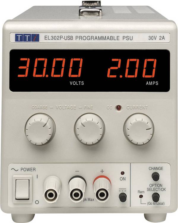 Aim TTi EL302P-USB Laboratorieaggregat, justerbar  0 - 30 V/DC 0 - 2 A 60 W   Antal utgångar 1 x