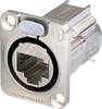 Neutrik NE8FDX-Y6 Kontakt NE8FDX-Y6 Hona rak Poler: 8P8C Nickel 1 st