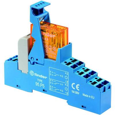 Finder 48.P5.7.012.0050 Relämodul Nominell spänning: 12 V/DC Växelström (max): 8 A 2 switch 1 st