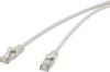 Renkforce RF-4724276 RJ45 Nätverkkabel, Patchkabel CAT 5e F/UTP 3.00 m Grå med låsskydd 1 st