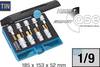 Hazet 986/9 N Hylsnyckelinsats-set metrisk 1/2" 9 delar 986/9N