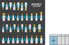 Hazet 163-407/35 Hylsnyckel-bitsinsats-set metrisk 1/2" 35 delar 163-407/35